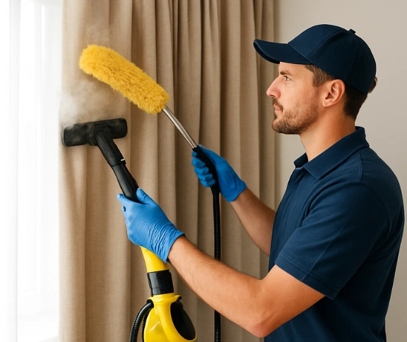 Trusted drapes cleaning technician Matty Curtain Cleaning kyle-bay-nsw QLD