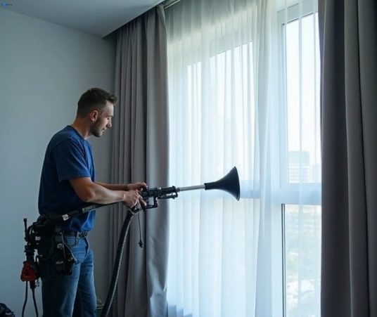 Professional drapes cleaning process tools Matty Curtain Cleaning kyle-bay-nsw