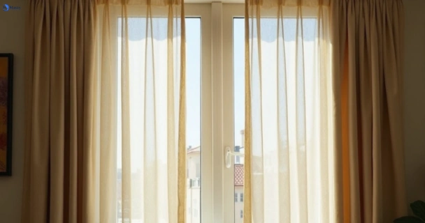 Dull dusty drapes in kyle-bay-nsw before professional cleaning